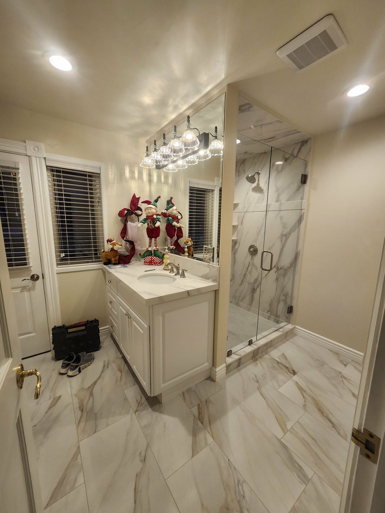 Completed Bathroom Remodel