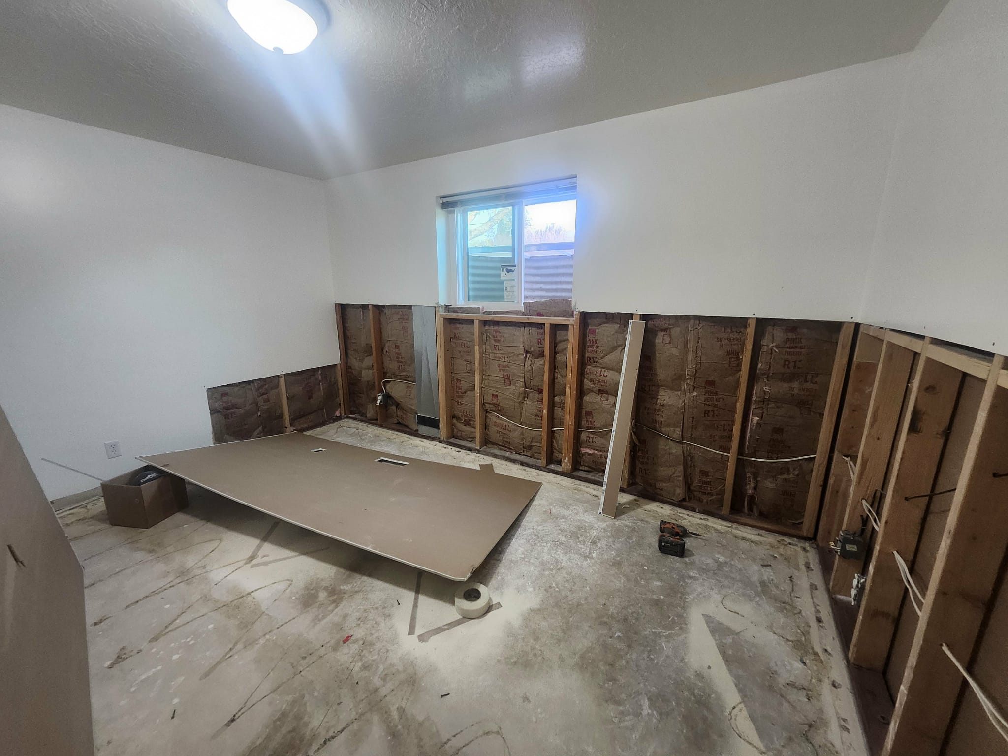 Framed Wall Before Drywall